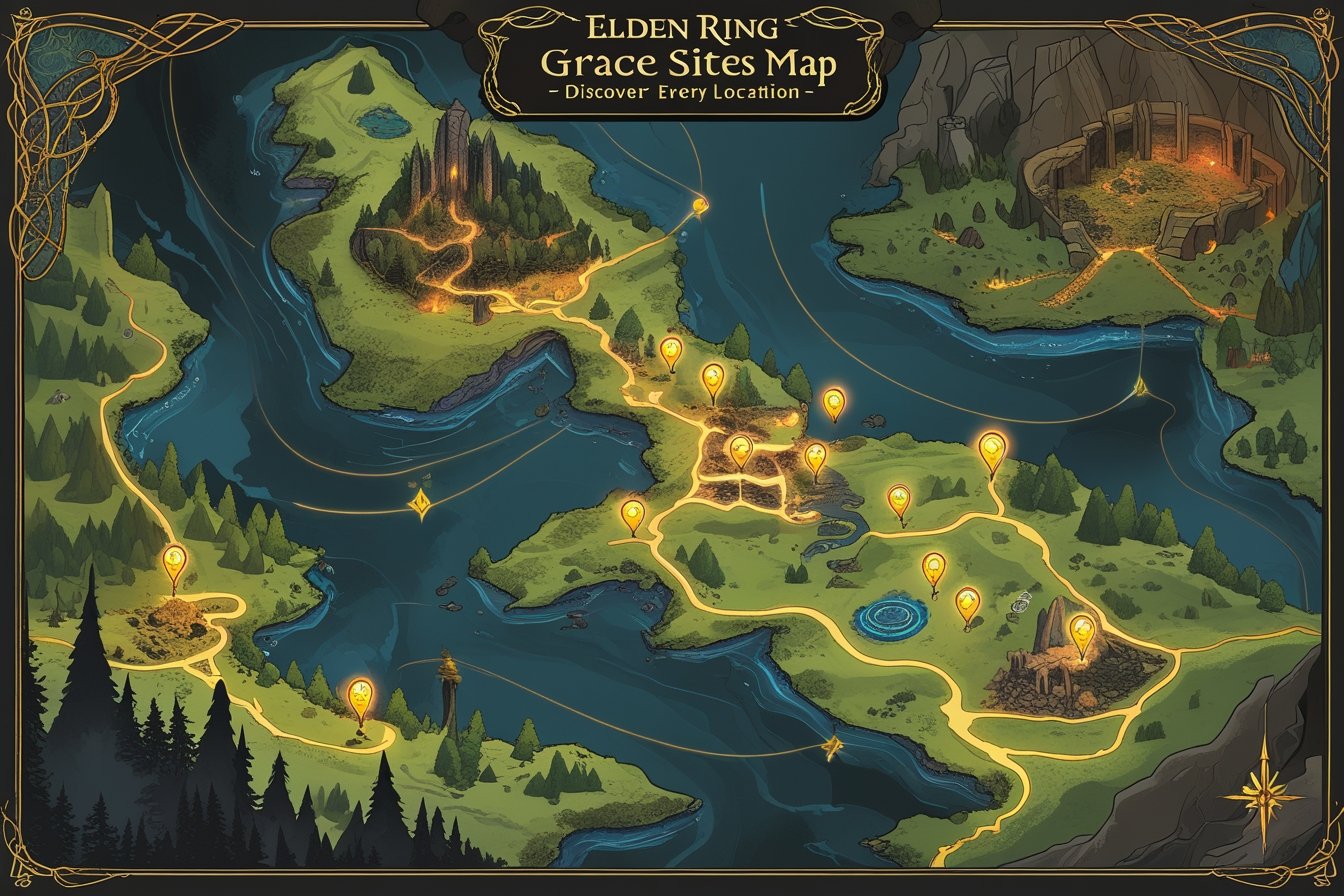 Elden Ring Grace Sites Map | Discover Every Location
